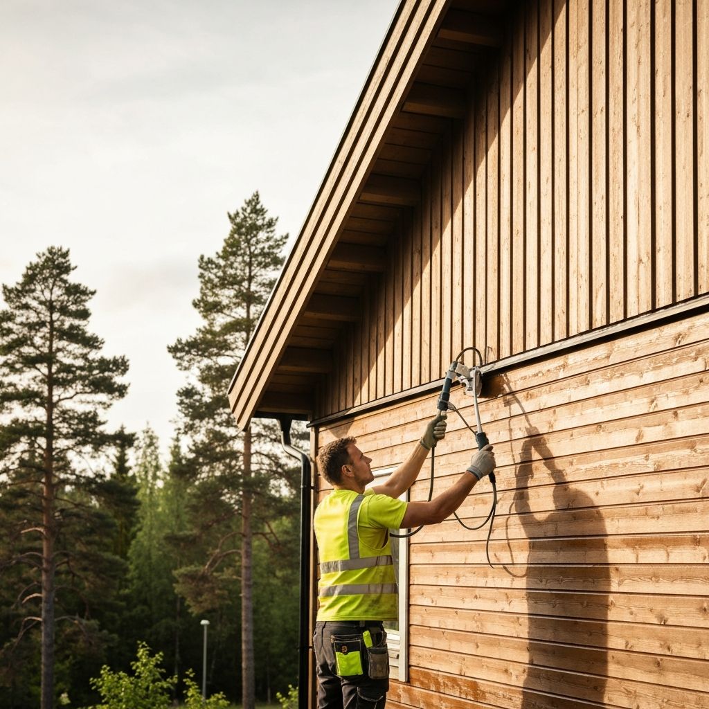 Profesjonell fasaderengjøring